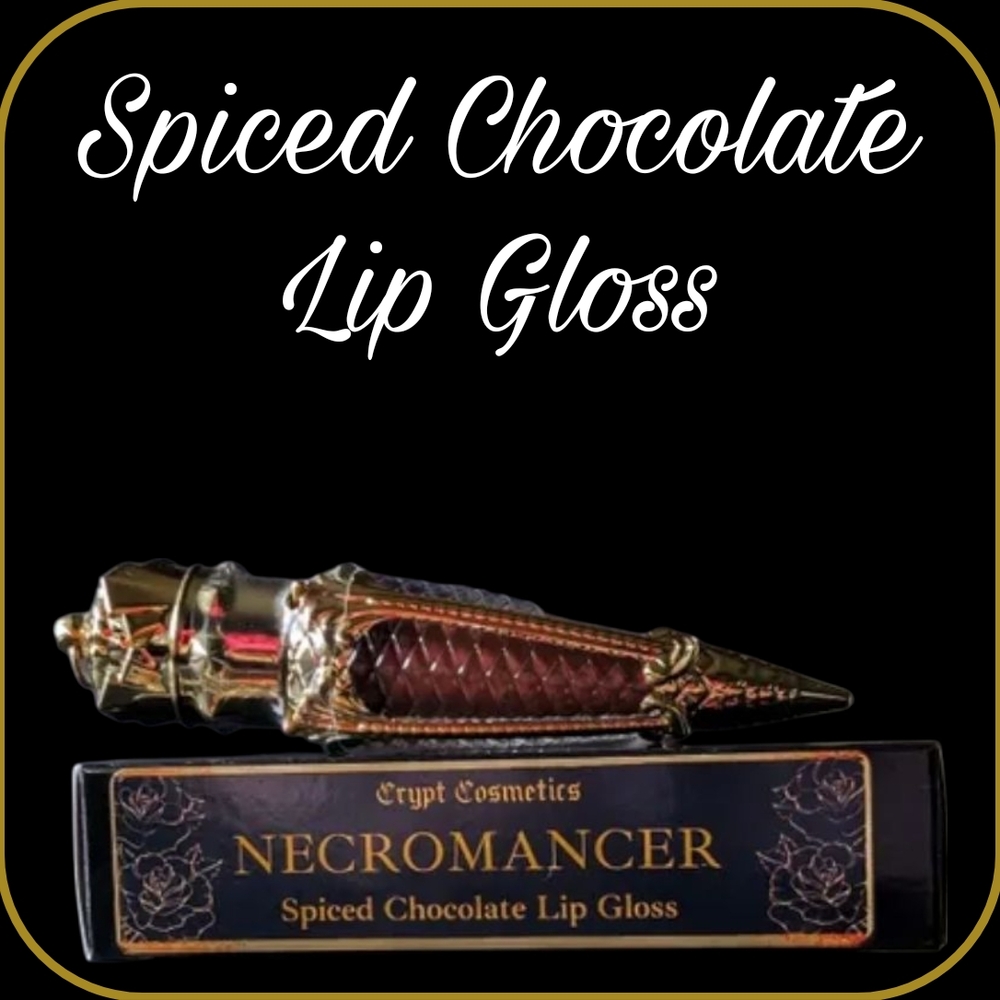 Crypt Cosmetic, Necromanger, Spiced Chocolate Lip Gloss~NEW - Picture 2 of 7